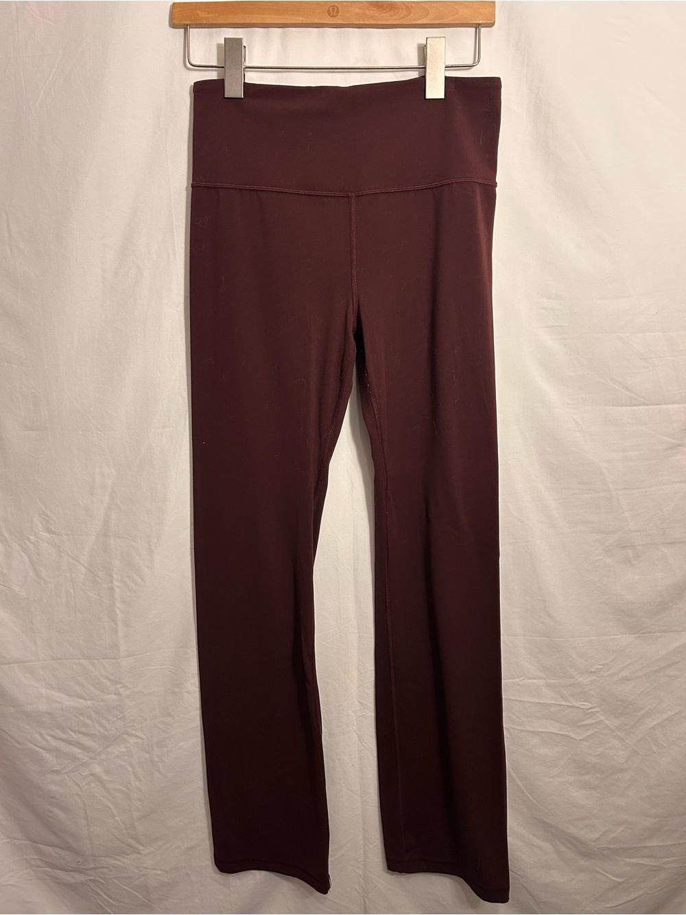Athleta Deep Maroon High-Waist Bootcut Leggings